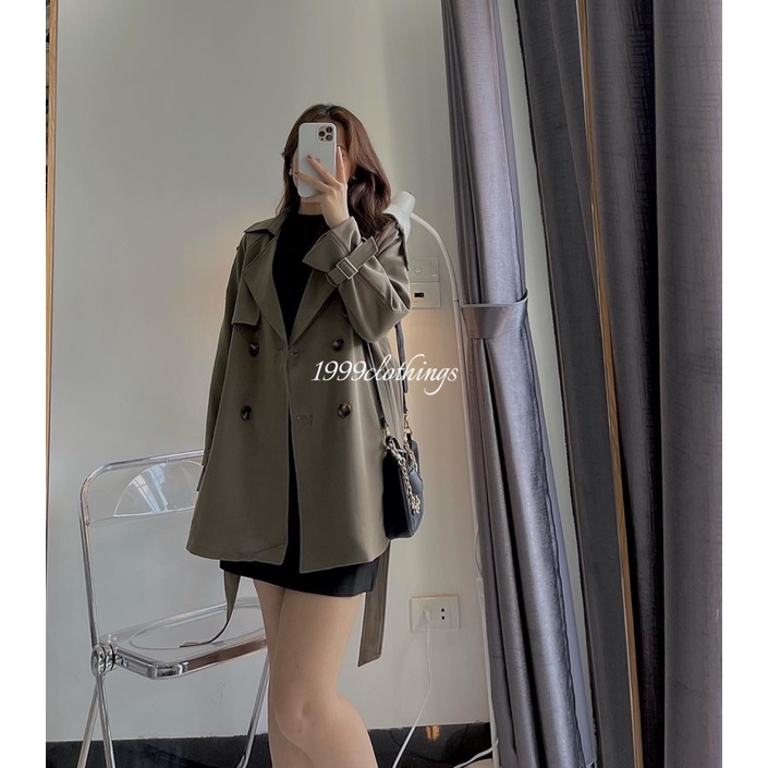 Áo khoác Trend coat lửng QC815