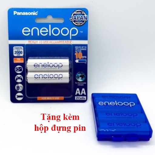 Pin sạc Eneloop Panasonic 2000mAh chính hãng