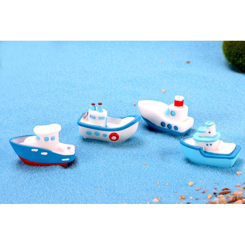 1 Đồ trang trí Thuyền Nhỏ Trang Trí Sân Vườn