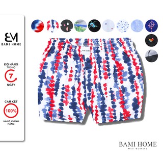 Quần short đùi ngủ nam nữ BAMI HOME, chất thun cotton thoáng mát, mềm mại QNTCT- 051