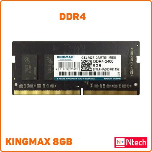 Ram laptop Kingmax DDR4 8GB bus 2400 MHz - bảo hành 3 năm - hàng viễn sơn