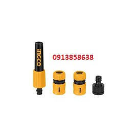 Vòi xịt phun nước tưới cây chỉnh tia Twist Nozzle ABS INGCO HHCS05122