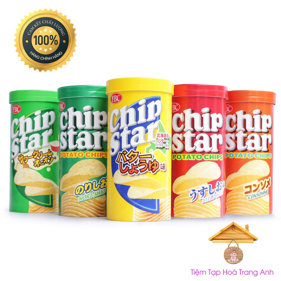 Khoai tây YBC Chip Star Nhật Bản