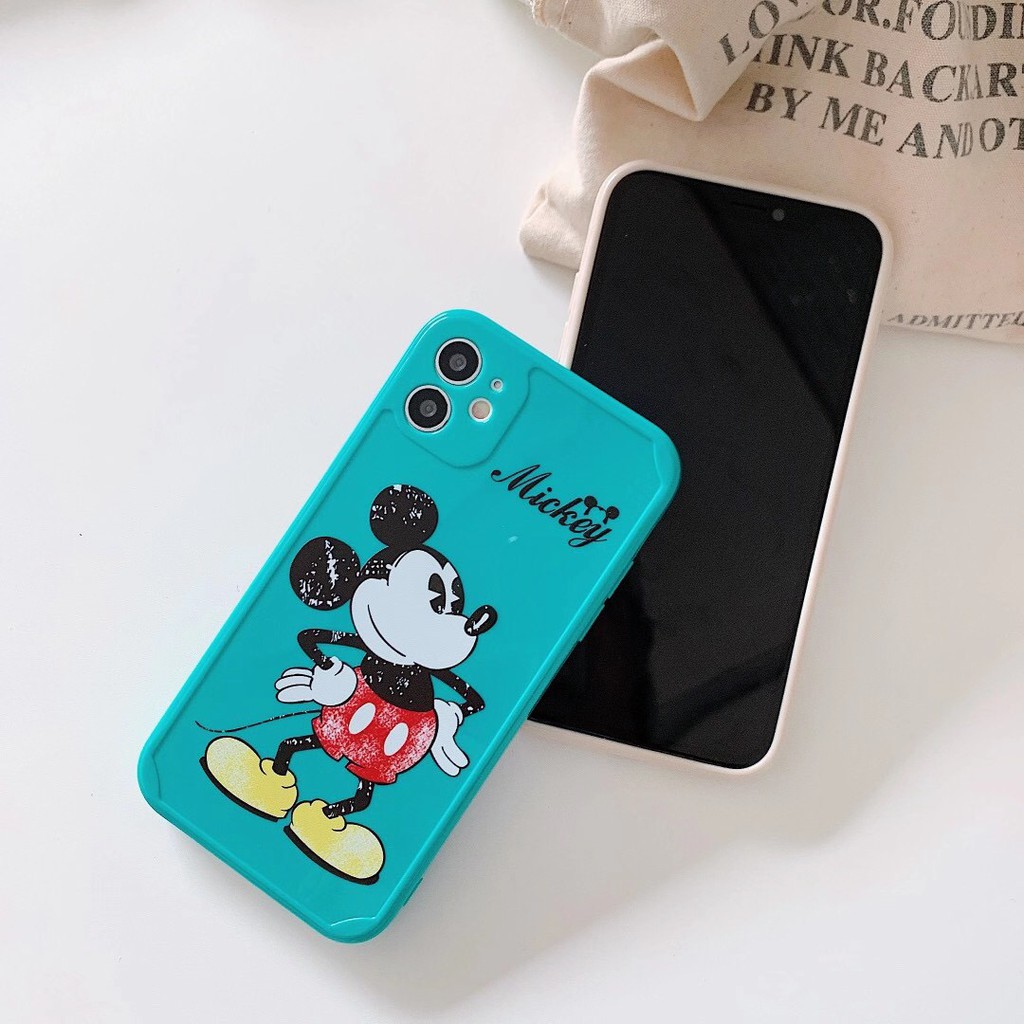 Ốp điện thoại mềm in hình chuột Mickey cho iPhone 12pro 12promax 11 11pro Max 7plus 8 + Xr Xs | BigBuy360 - bigbuy360.vn
