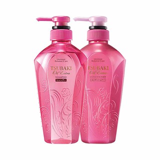 Bộ dầu gội TSUBAKI Olive Extra sét 2 450ml (màu hồng)