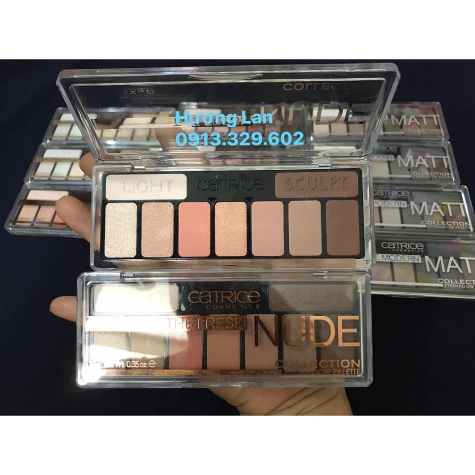 Phấn Mắt 9 Màu The Nude Catrice Cosmetics Collection Eye Shadow Palette Hàng Nội Địa Đức - Vỏ Hộp Bị Trầy