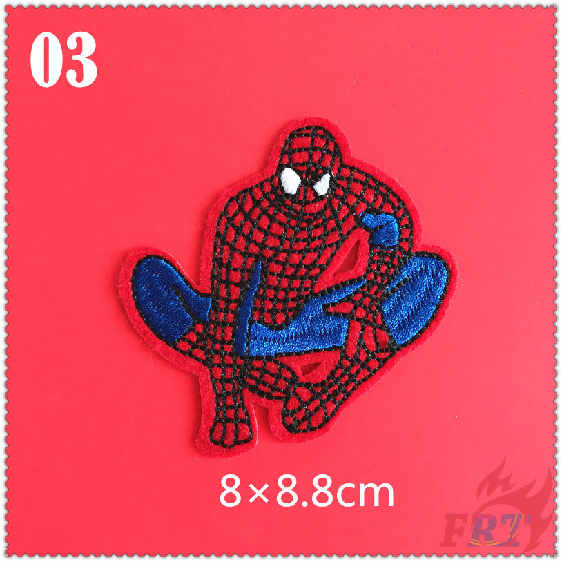 Miếng dán ủi thêu hình người nhện series 03 độc đáo