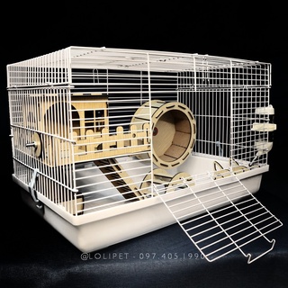 Lồng hamster size l - - lolipet hamster , thỏ cảnh , nhím cảnh , chuột lang