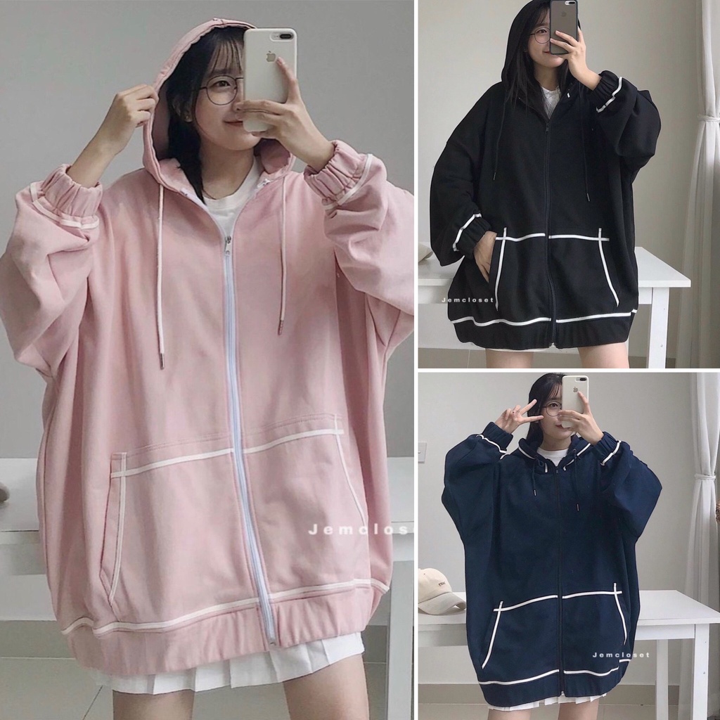 Áo khoác oversize 3 màu