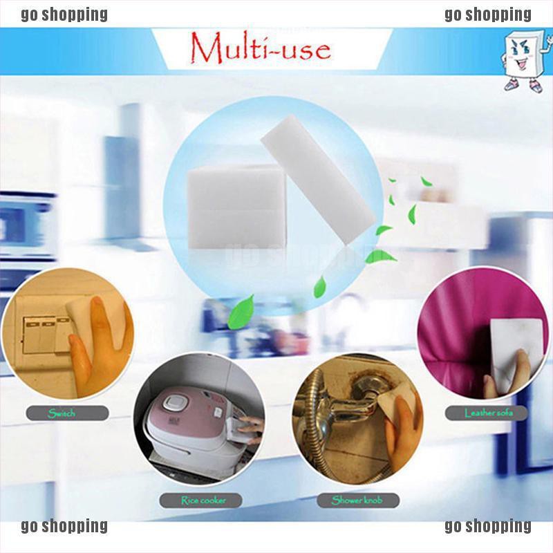 {go shopping}10PCS Cleaning Magic Sponge Eraser Melamine Cleaner Multi-functional Foam