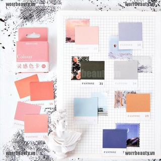 Sticker Dán Trang Trí Sổ Lưu Niệm Thẻ Màu Sắc Truyền Cảm Hứng