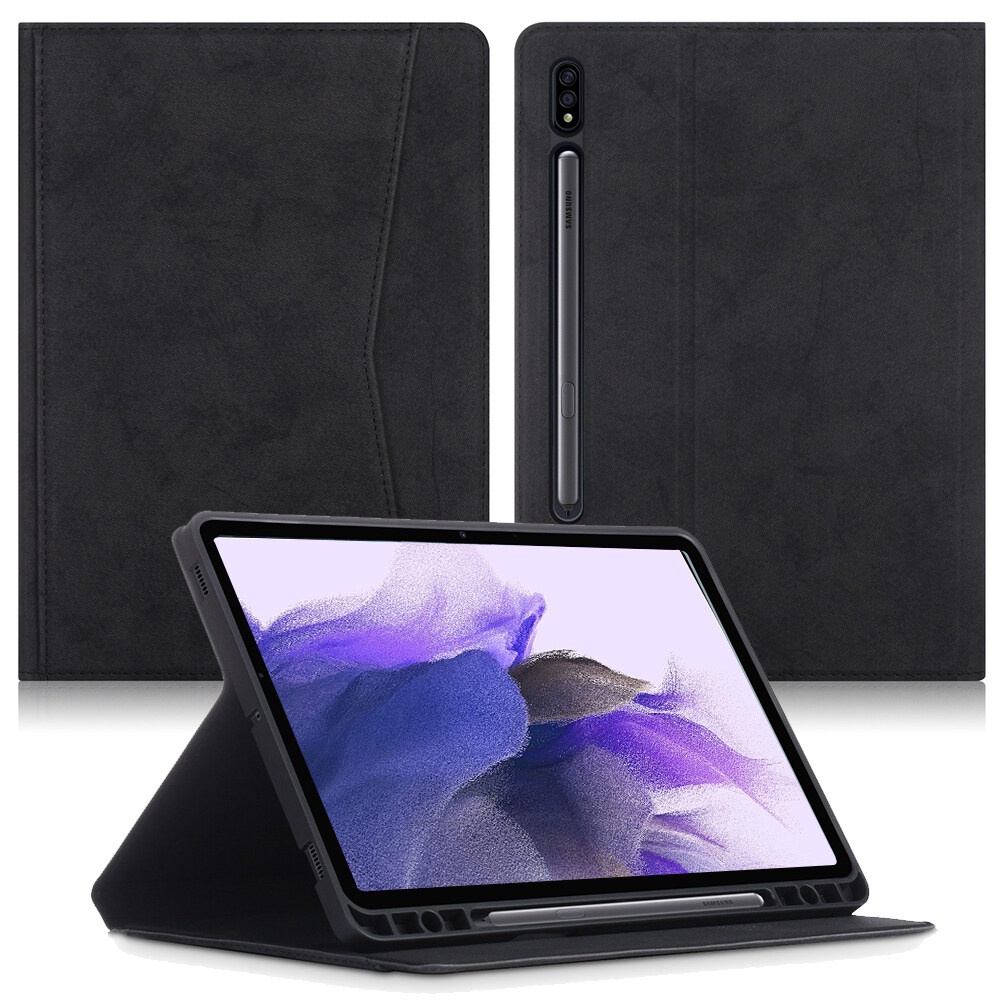 Bao Da PU + TPU + Giá Đỡ + Ngăn Đựng Bút Cho Samsung Tab S8 Plus 2022 Galaxy Tab S7 Plus S7 FE Tab S8 / S7 11