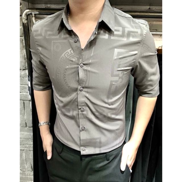 Áo Sơ mi nam in chìm dài tay hot cao cấp - cực kỳ sang trọng | BigBuy360 - bigbuy360.vn