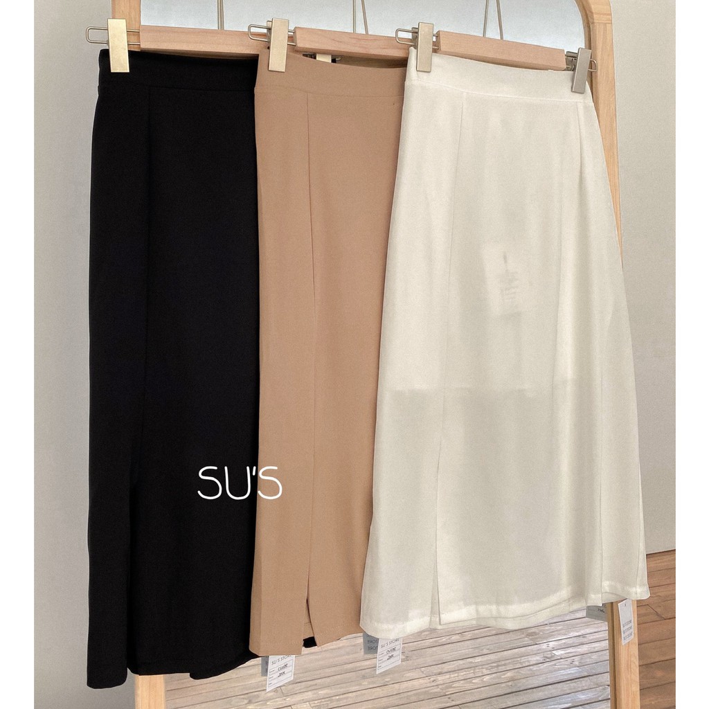 Chân váy voan 2 lớp xẻ dưới CV198 SUSTORE