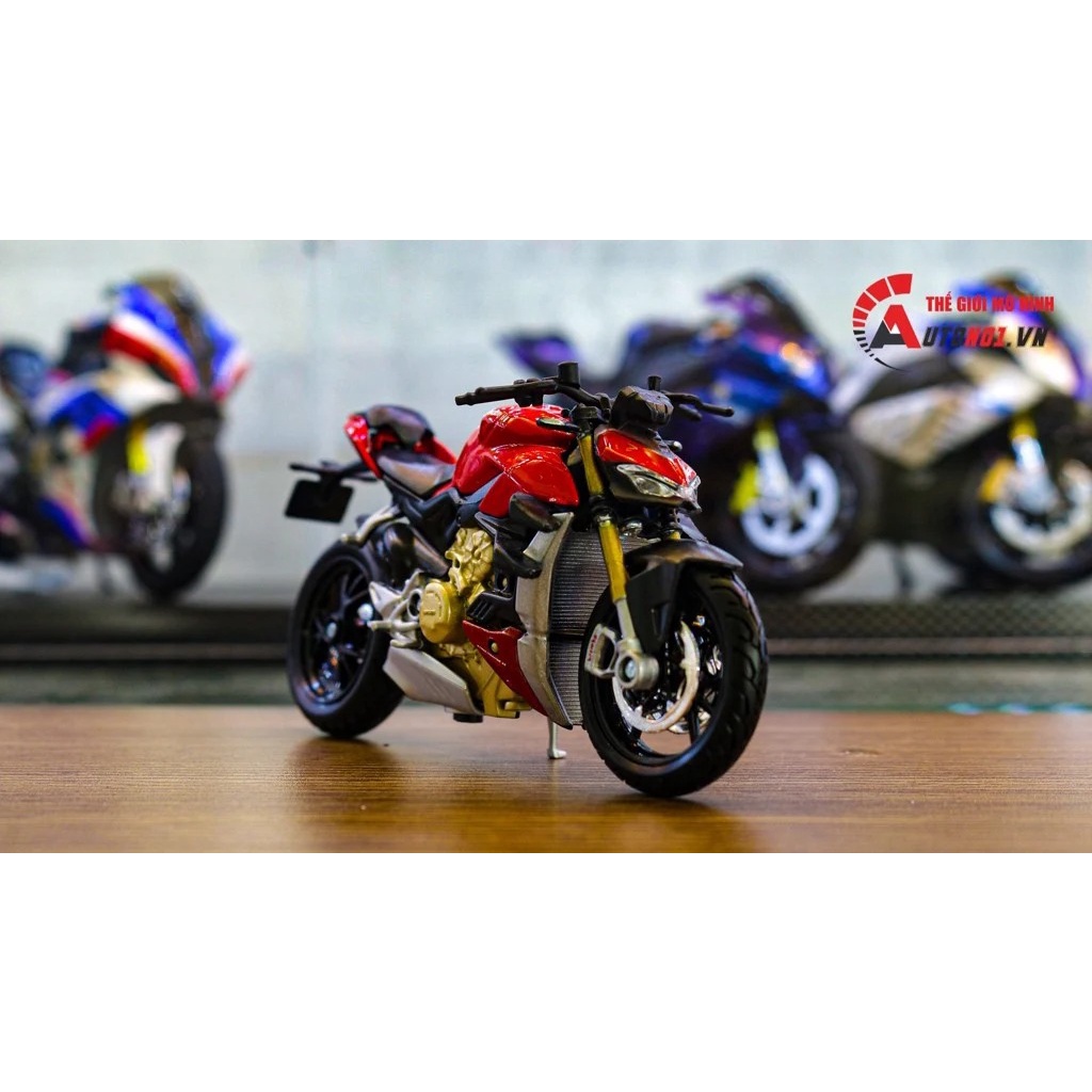 MÔ HÌNH XE DUCATI SUPER NAKED V4 S 1:18 MAISTO 7799