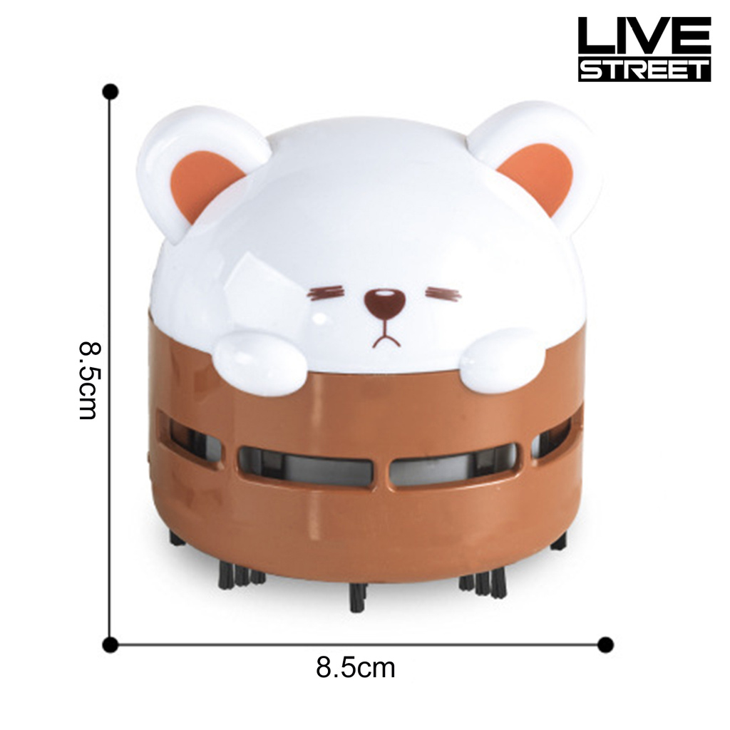 Máy Hút Bụi Để Bàn Có Đèn Led Hình Gấu Dễ Thương | BigBuy360 - bigbuy360.vn
