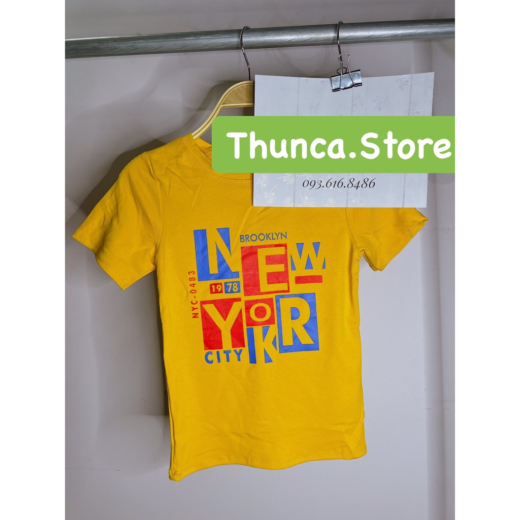 Áo Thun Tay Ngắn In Hình Cá Tính, áo kiểu nữ in chữ New York phong cách trẻ