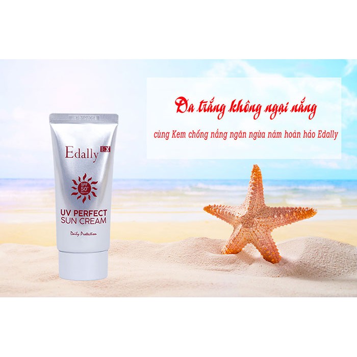 [HÀNG CHÍNH HÃNG] Kem chống nắng ngừa nám hoàn hảo Edally - UV Perfect Sun Cream SPF50+/PA+++