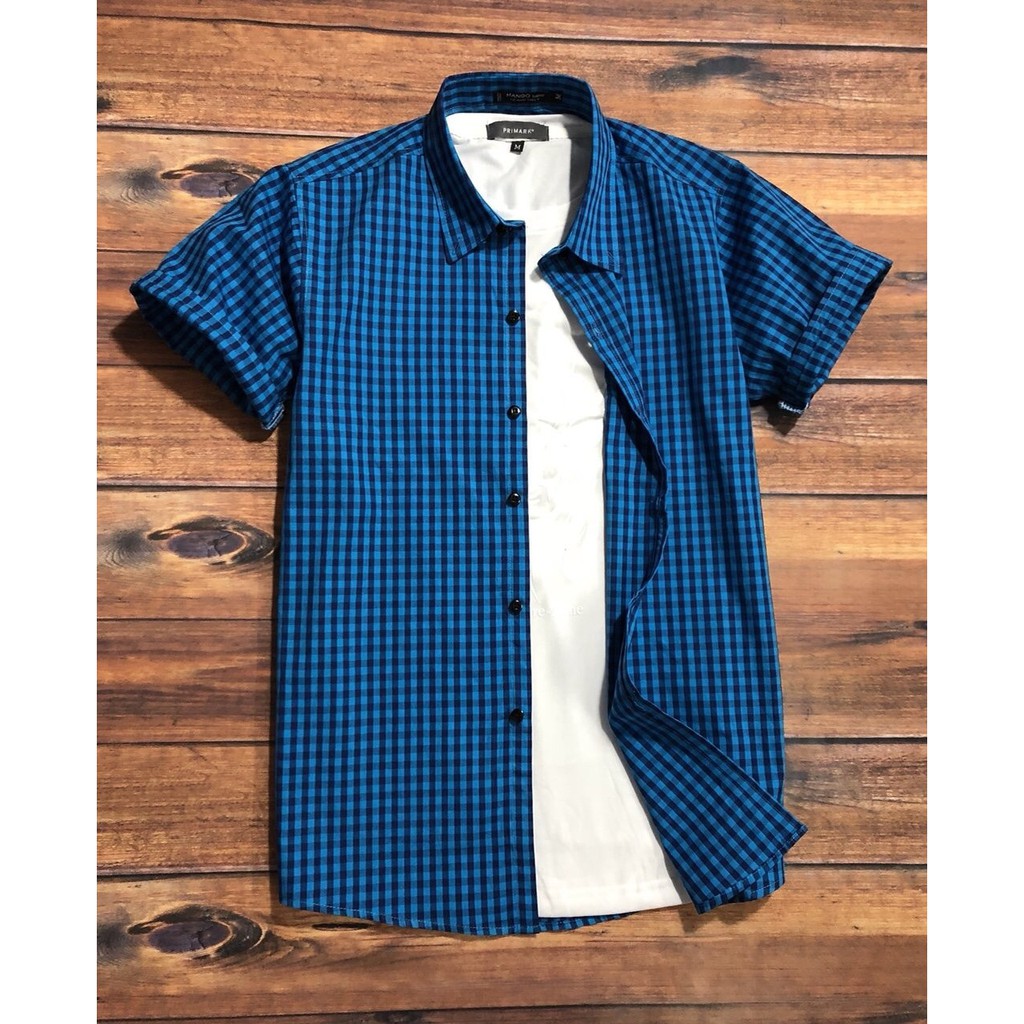 Áo sơ mi nam tay ngắn sọc caro hàng xuất khẩu thời trang 2019 - Thời trang Havis ASM045 | BigBuy360 - bigbuy360.vn