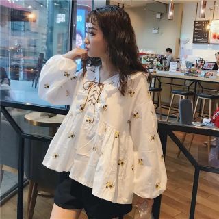 Áo babydoll hoa nhí ulzzang