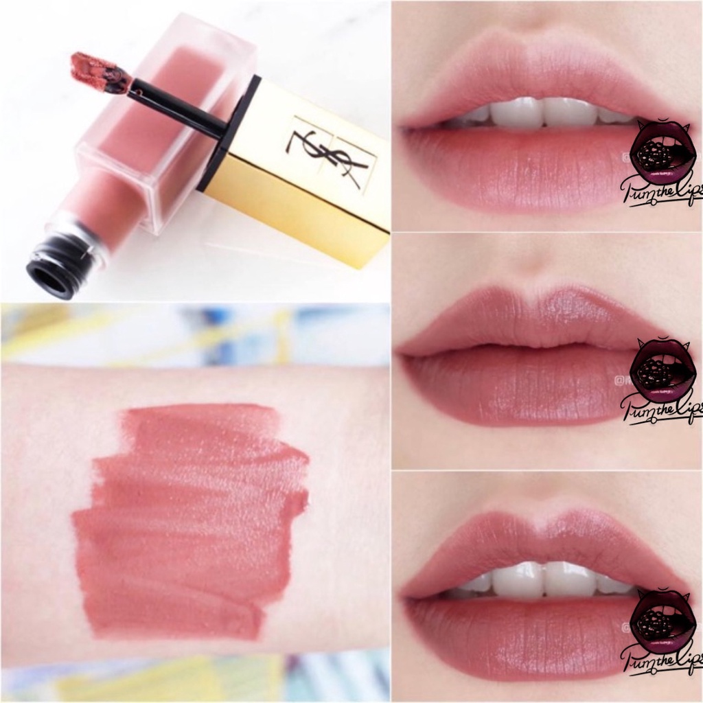 Son kem lỳ YSL Tatouage Couture Mate Stain 23 Singular Taupe