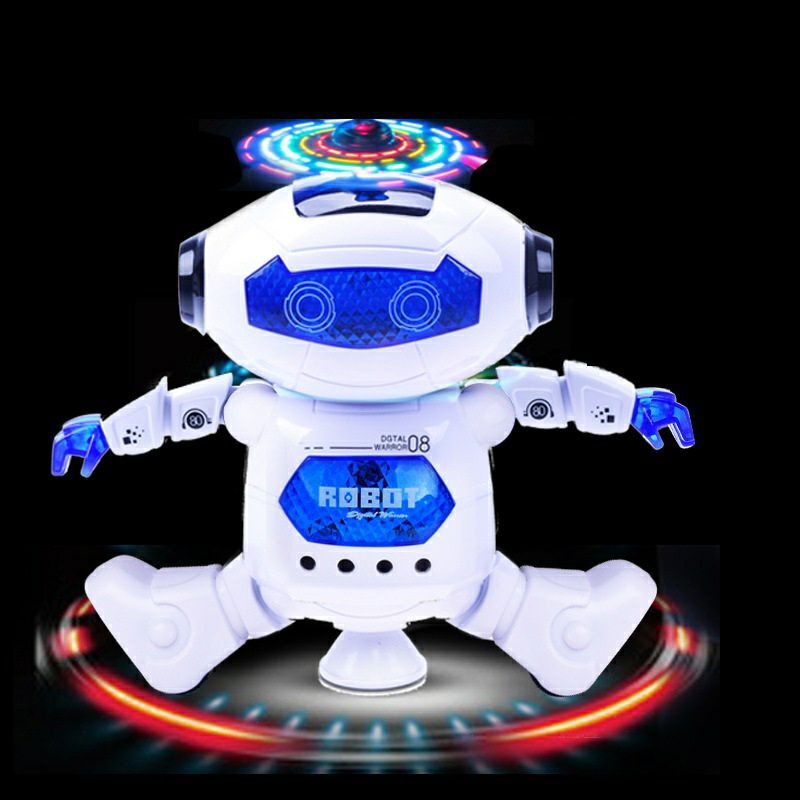 Robot Xoay 360 Độ Biết Nhảy Múa Hát Có Đèn