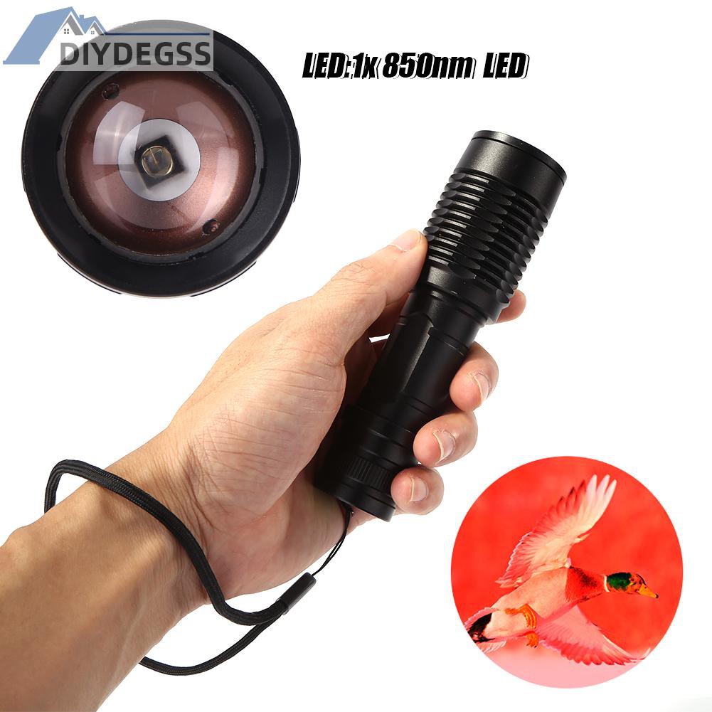 Đèn Pin Hồng Ngoại Ir 850nm Hỗ Trợ Nhìn Ban Đêm