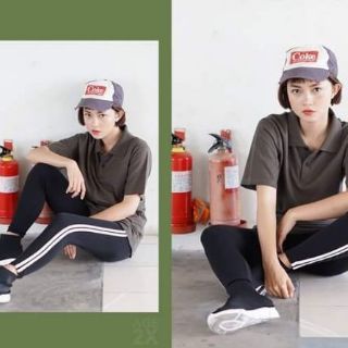 Quần thun ôm hai sọc