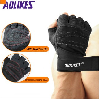 Găng Tay Tập Gym Tập Tạ Chuyên Nghiệp Aolikes Giá Bán 1 Đôi