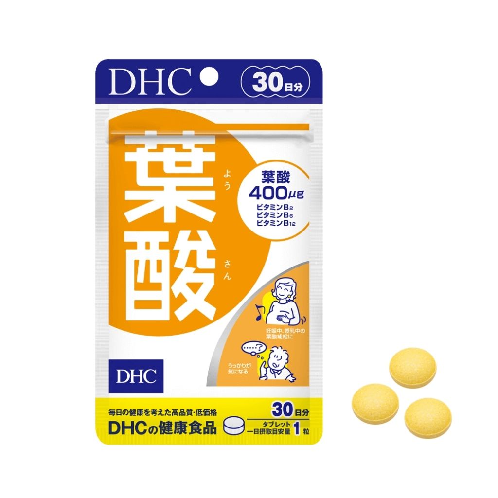 Viên uống bổ sung dưỡng chất cho bà bầu dhc folic acid 30 viên - ảnh sản phẩm 2