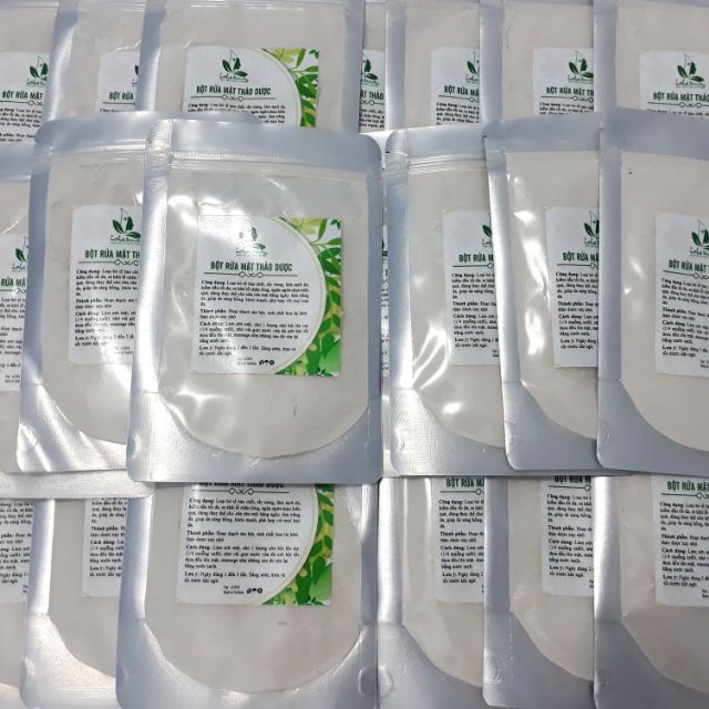 Bột rửa mặt thảo dược loha beauty