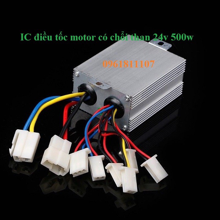 IC điều tốc 24V 500w cho motor có chổi than, bộ điều tốc motor giảm tốc 24V, điều tốc động cơ 24V