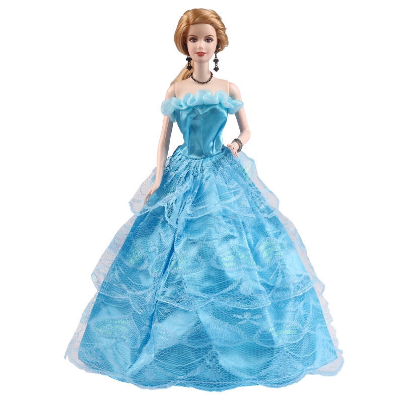 Đầm Công Chúa Cho Búp Bê 30cm Tỉ Lệ 1 / 6