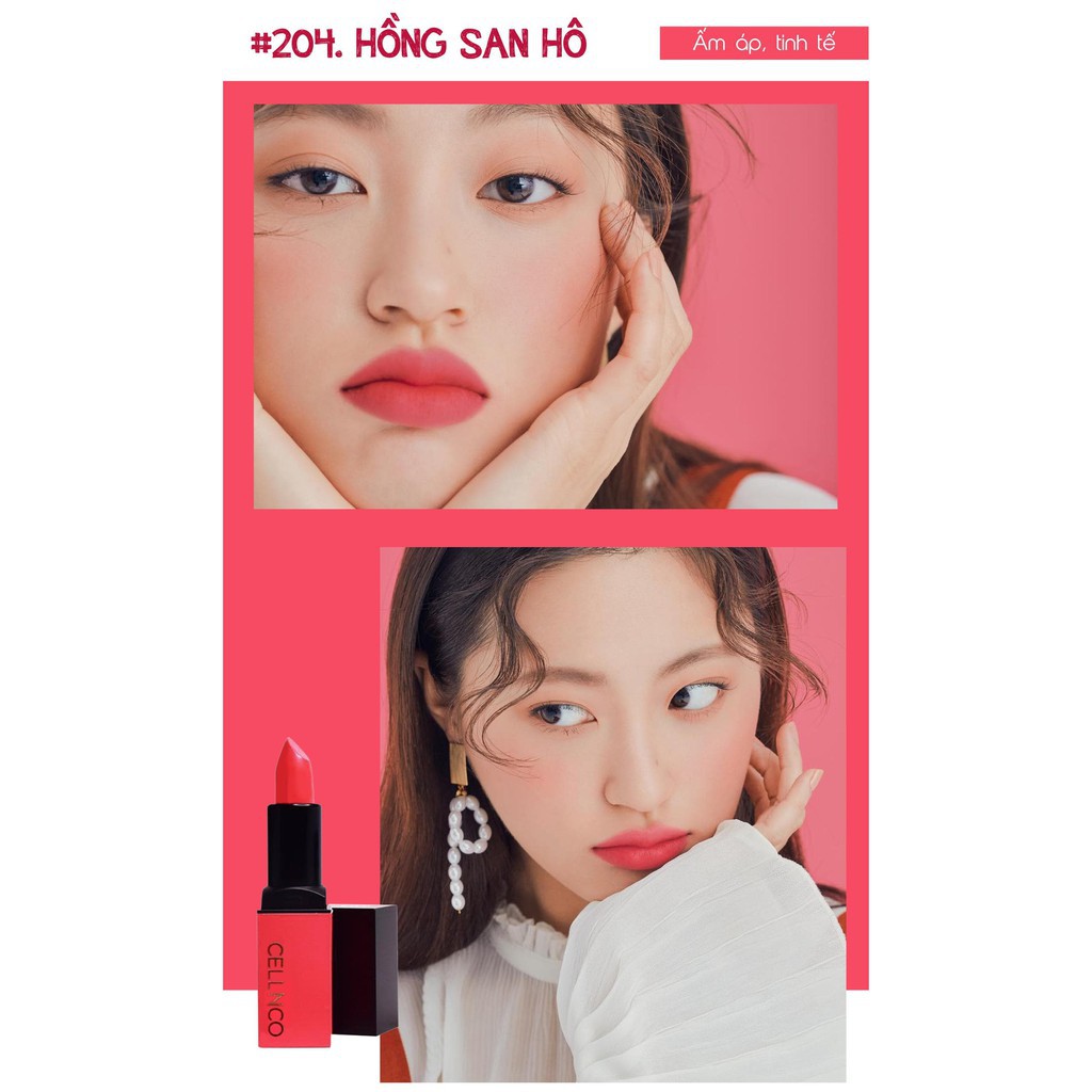 Son lì có dưỡng Cellnco Colour Kiss Lipstick | BigBuy360 - bigbuy360.vn