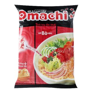Mì khoai tây Omachi bò hầm / sườn hầm gói 75g