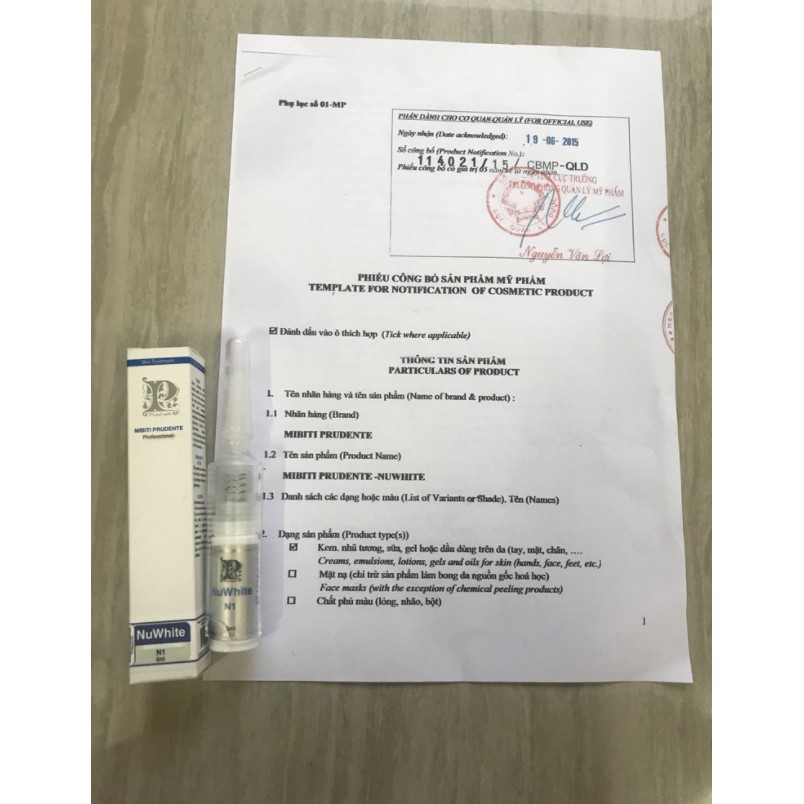 Kem Nuwhite Mibiti Prudente hồng nhũ hoa N1, hồng bikini V1, khử thâm nách bẹn H6, hồng môi L1A chĩnh hãng | BigBuy360 - bigbuy360.vn