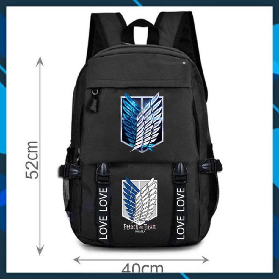 DEL HOT - Mẫu balo in hình Attack on Titan cực chất đẹp giá rẻ -Limited! / sản phẩm cực chất hàng độc quyền