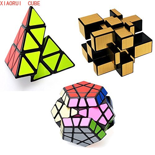 SHENGSHOU Set 3 Đồ Chơi Rubik 3x3 Màu Bạc Cho Bé