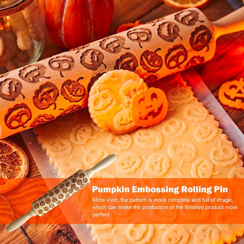 ESPO Cây Lăn Trang Trí Bánh Họa Tiết Halloween Độc Đáo