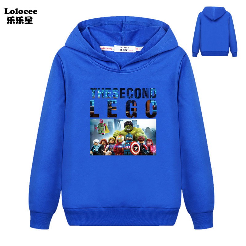 LEGO Áo Hoodie Dài Tay In Hình Nhân Vật Ninjago Trong Phim 2 2021 Cho Bé Trai