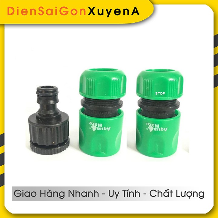 Bộ khớp nối ống vòi phun xịt nước rữa tưới cây 8 tia đa năng TOTAL THWS010301 AQUAMATE TAIWAN