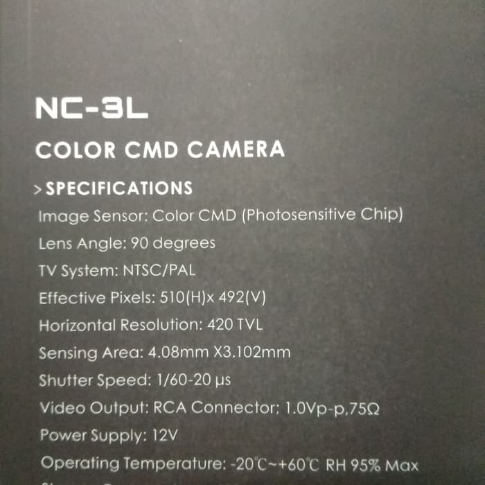 Camera PARKIR NAKAMICHI NC-3L LED (NAKAMICHI) | BigBuy360 - bigbuy360.vn