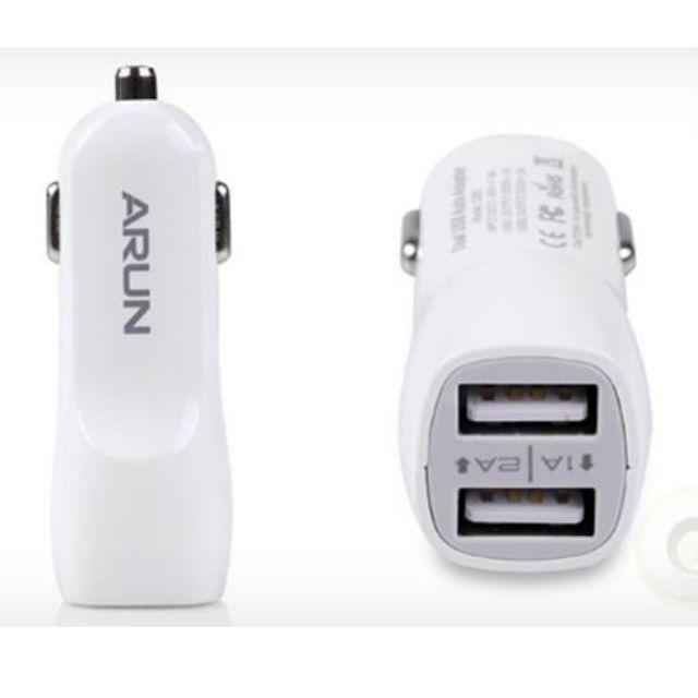 CỦ SẠC NHANH TRÊN Ô TÔ ARUN (2 ĐẦU USB)