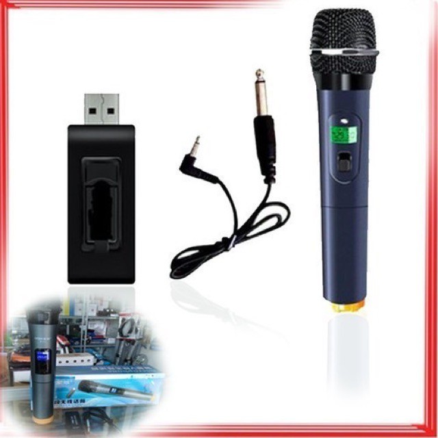Micro Hát Karaoke Có Dây Giá Rẻ ( Sử Dụng Cho Tất Cả Các Loa Như P88, P89, 996, 669, 802, A061, F4, F5, F6 )