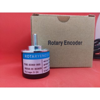Encoder 360/600/1000 xung, 2 pha AB, DC5-24V, Trục 6x13mm, dây tín hiệu 1.5m