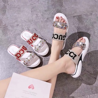 Dép 2 quai đính đá