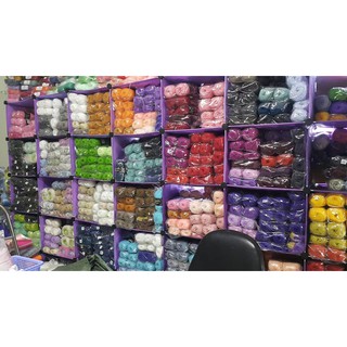 Bảng màu loang Len cuộn milk cotton