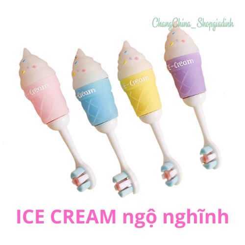 Bàn chải đánh răng cho bé cầm tay sillicon sợi lông mềm mại