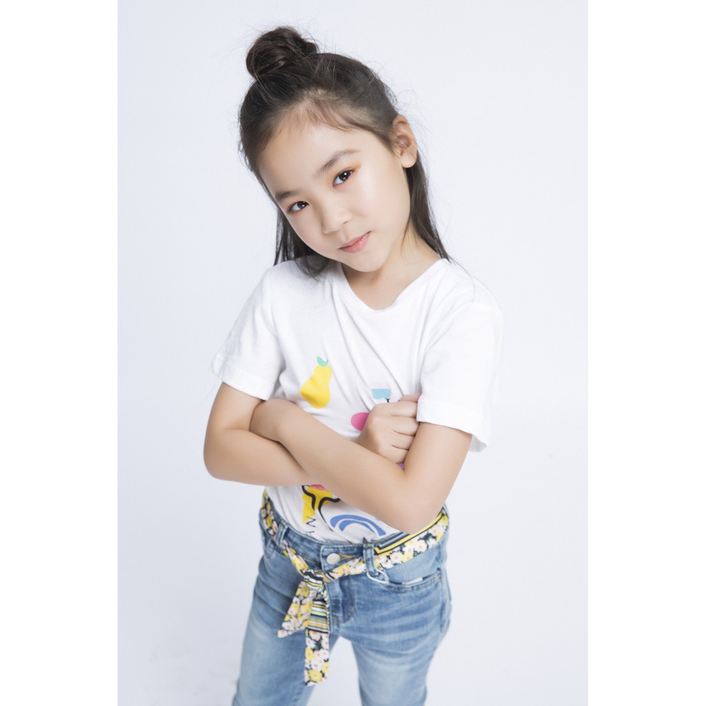 Quần bò mài bé gái IVY moda MS 25G0248