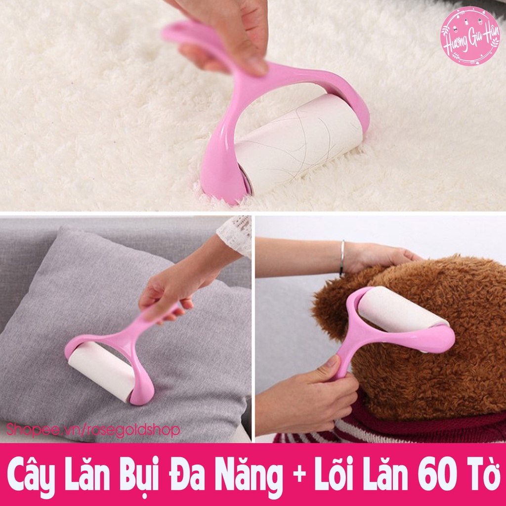 Cây Lăn Bụi Đa Năng 10cm + Lõi Lăn 60 Tờ